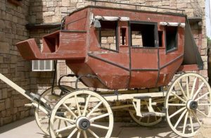 old fashioned Livermore stagecoach